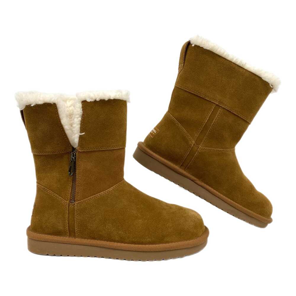 Koolaburra Brown Ankle Boots Zip closure Round toe | Womens 7